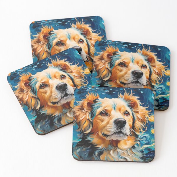 Item preview, The Canine Starry Night: A Tail of Paw-etry in Motion designed and sold by OnlyClassicArt.