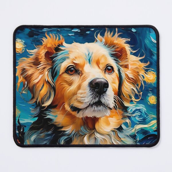 Item preview, The Canine Starry Night: A Tail of Paw-etry in Motion designed and sold by OnlyClassicArt.