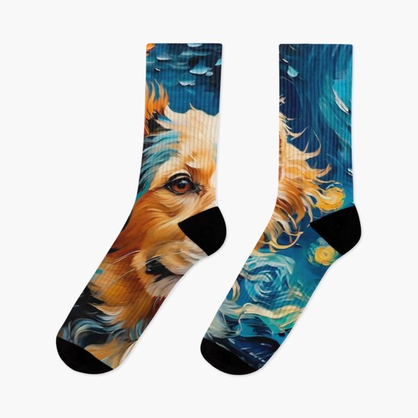 Item preview, The Canine Starry Night: A Tail of Paw-etry in Motion designed and sold by OnlyClassicArt.