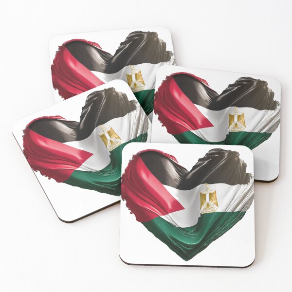 Item preview,  Free Palestine - Palestinian Flag علم فلسطين مع علم مصر designed and sold by MHassan92.