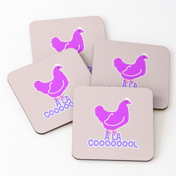 Item preview, Cool neon chicken designed and sold by Joie-et-Poesie.