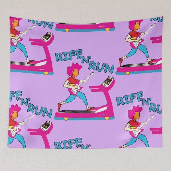 Item preview, Riff 'n' Run designed and sold by Feline Rockstars.