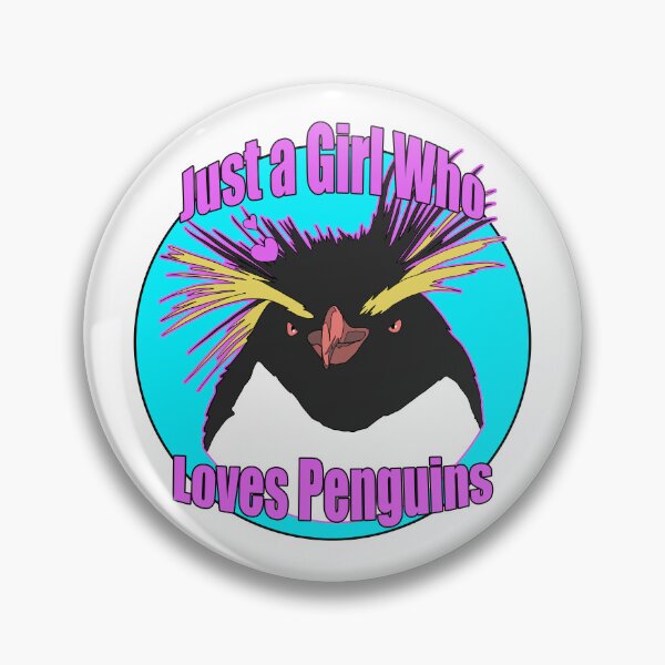 Item preview, Just a Girl Who Loves Penguins | Gift for Penguin Lover designed and sold by Marian Murdoch.