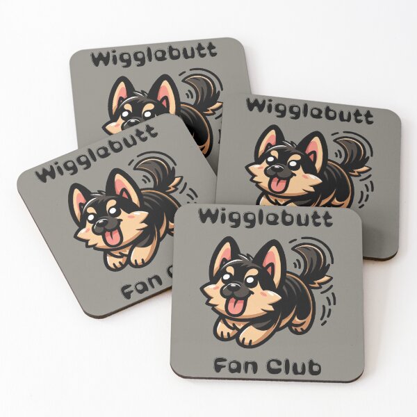 Item preview, German Shepard Wigglebutt Fan Club designed and sold by ScroggMcGoose.