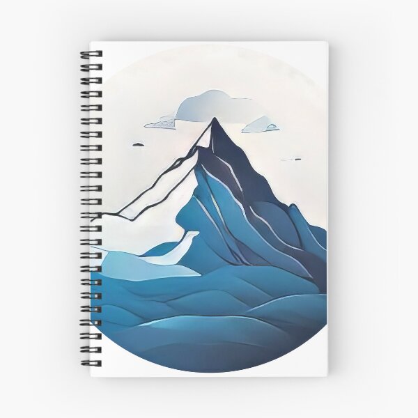 Item preview, Simple Mountain Emblem Sticker (970) designed and sold by WASjourney.
