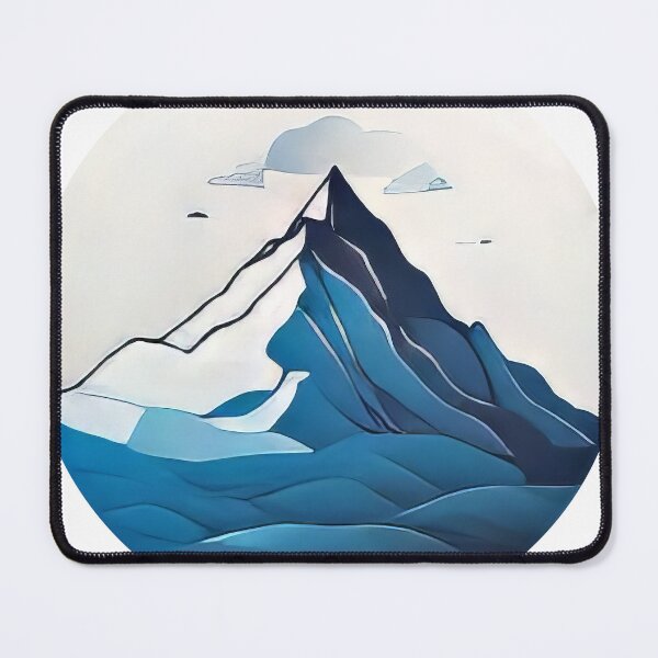 Item preview, Simple Mountain Emblem Sticker (970) designed and sold by WASjourney.