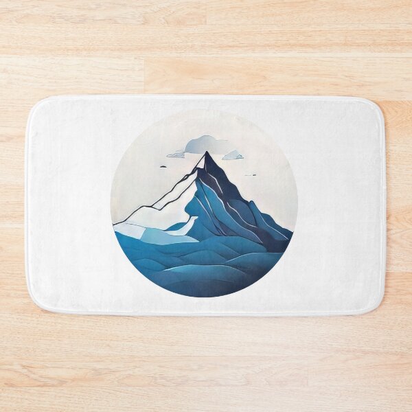 Item preview, Simple Mountain Emblem Sticker (970) designed and sold by WASjourney.