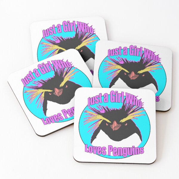 Item preview, Just a Girl Who Loves Penguins | Gift for Penguin Lover designed and sold by Marian Murdoch.