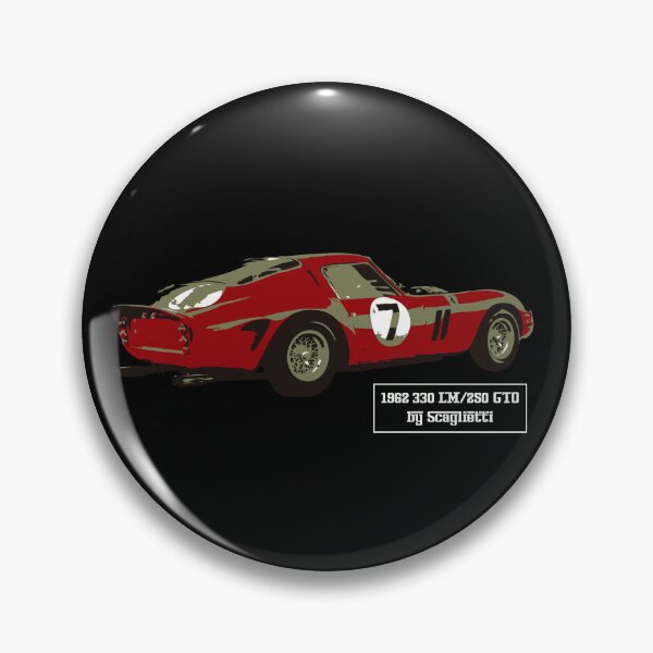 Item preview, 1962 Ferrari 330 LM/250 GTO by Scaglietti drawing designed and sold by WhiteShirtGuy.