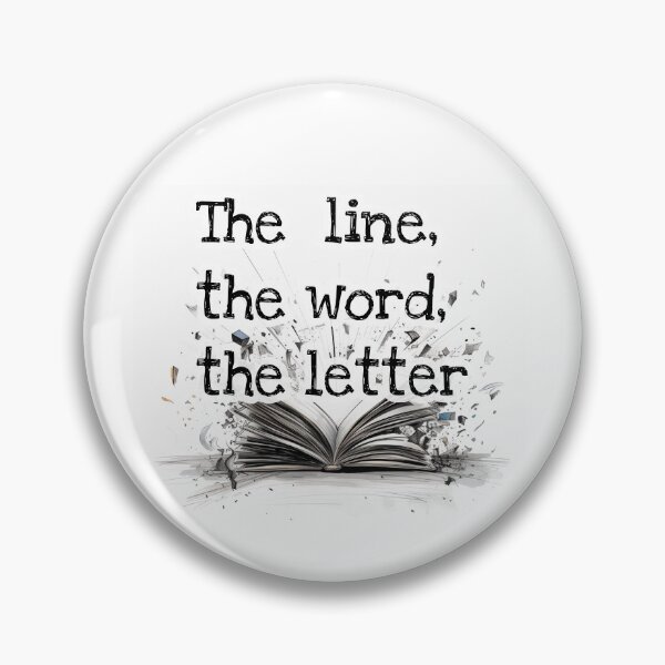 Item preview, The line, the word, the letter designed and sold by toddag5.