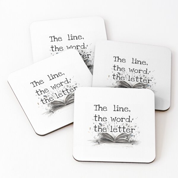 Item preview, The line, the word, the letter designed and sold by toddag5.