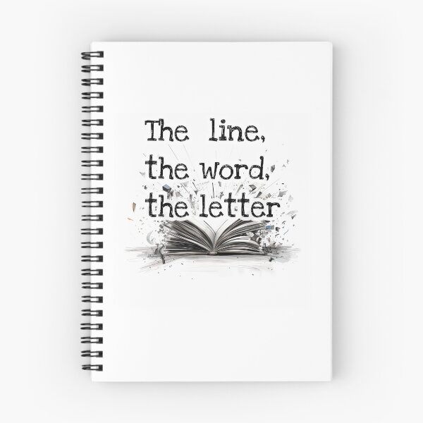 Item preview, The line, the word, the letter designed and sold by toddag5.
