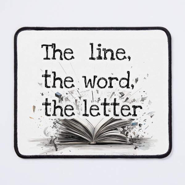 Item preview, The line, the word, the letter designed and sold by toddag5.