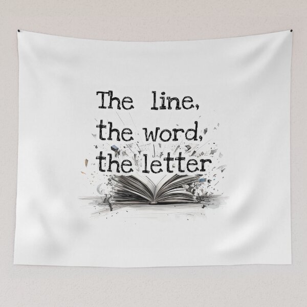 Item preview, The line, the word, the letter designed and sold by toddag5.