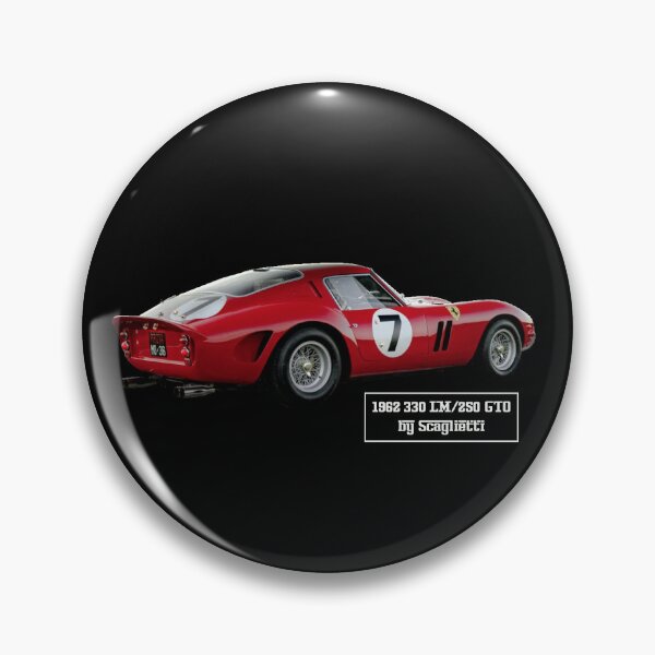 Item preview, 1962 Ferrari 330 LM/250 GTO by Scaglietti - photo designed and sold by WhiteShirtGuy.