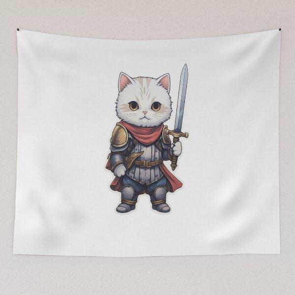 Item preview, Cat warrior Sticker. designed and sold by SUB Q.