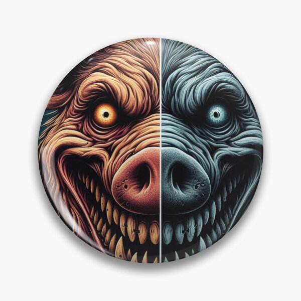 Item preview, scary pig designed and sold by ready-made.