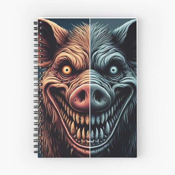 Item preview, scary pig designed and sold by ready-made.