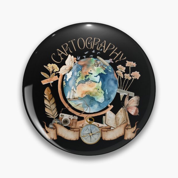 Item preview, Cartography Watercolor designed and sold by Suzielie.