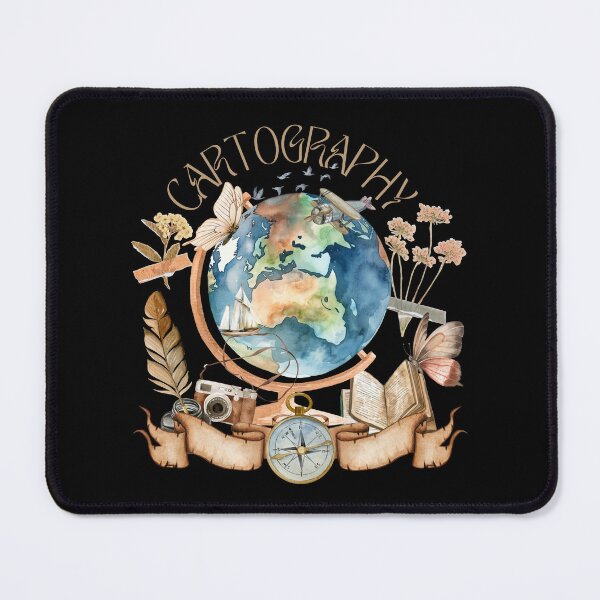 Item preview, Cartography Watercolor designed and sold by Suzielie.