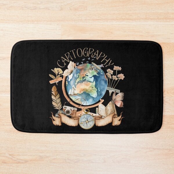 Item preview, Cartography Watercolor designed and sold by Suzielie.