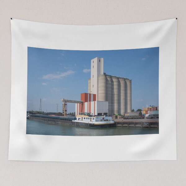 Item preview, Grain Silos on the  Rhone River designed and sold by DPalmer.