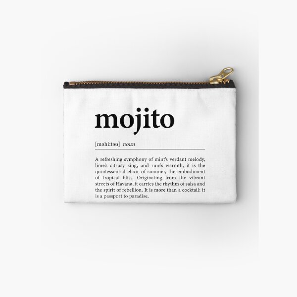 Item preview, Mojito Definition Poster designed and sold by palezebra.