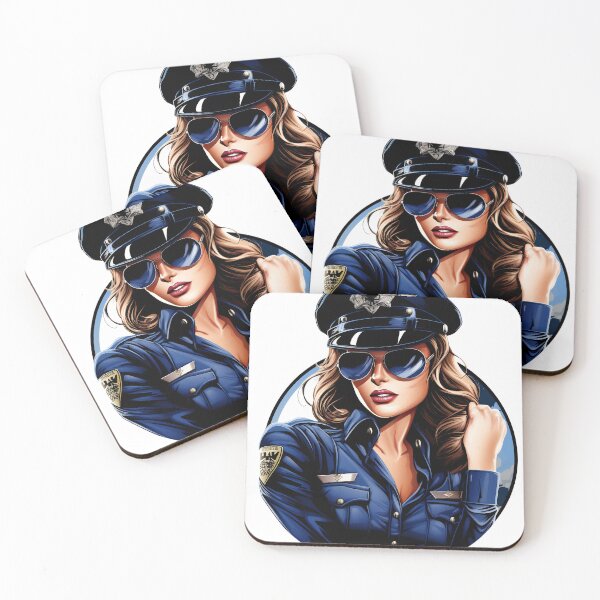 Item preview, beautiful policewoman designed and sold by javierparra.