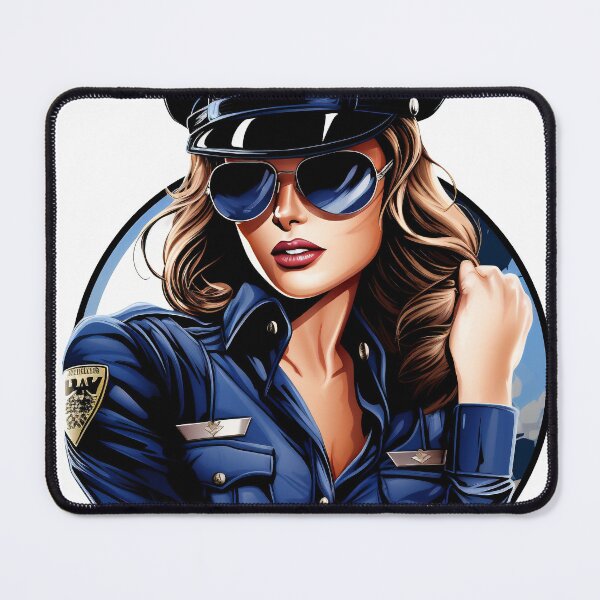 Item preview, beautiful policewoman designed and sold by javierparra.