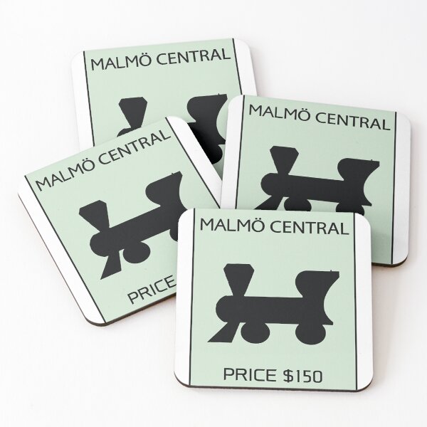 Item preview, Malmo Central - Monopoly designed and sold by KarakasCood.