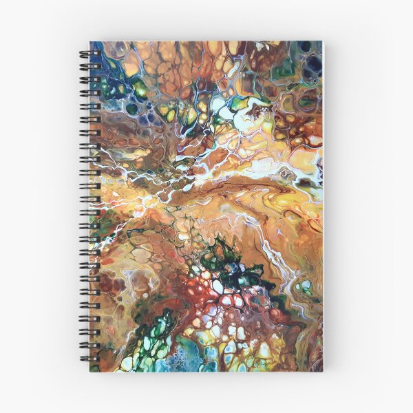 Item preview, Fluid art notebooks and jourlals designed and sold by ColorWaveShop.