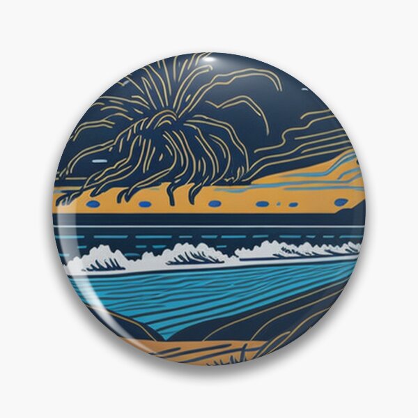 Item preview, Midnight Fireworks over the Ocean designed and sold by Daniel Haddad.