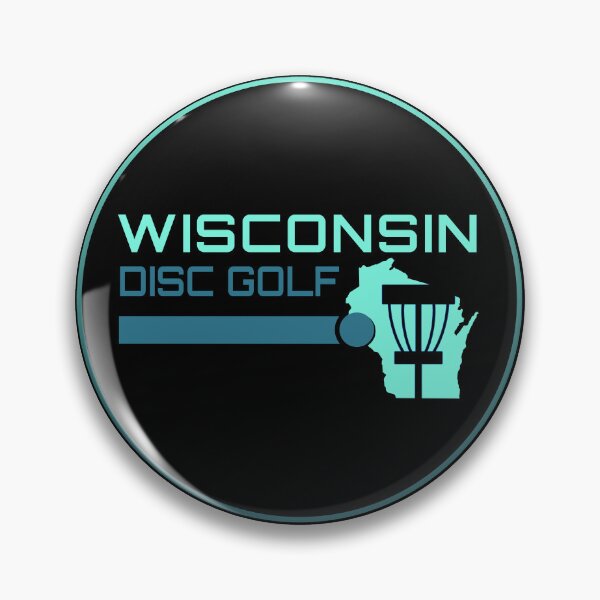 Item preview, Wisconsin Disc Golf - Disc Line Light Green designed and sold by Willz Designz.