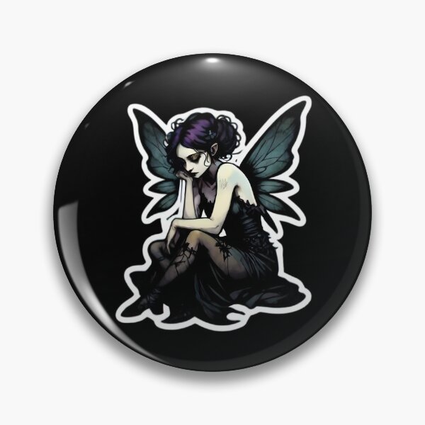 Item preview, Wistful Little Gothic Fairy designed and sold by HecatesDelights.