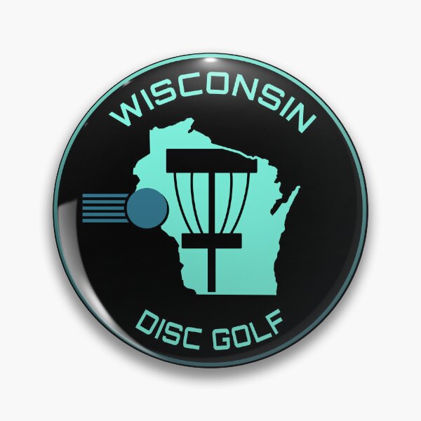 Item preview, Wisconsin Disc Golf - State Shape Light Green designed and sold by Willz Designz.