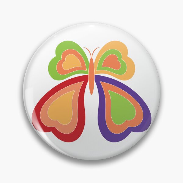 Item preview, Colorful rainbow butterfly  designed and sold by colorleafz.