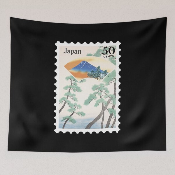 Item preview, Japan, vintage travel stamp designed and sold by RabbitK.