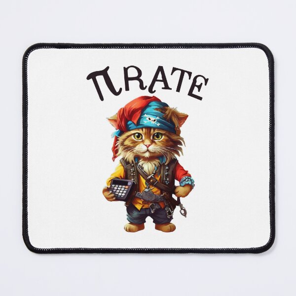 Item preview, Pi day Pirate Cat designed and sold by HandicraftArt.