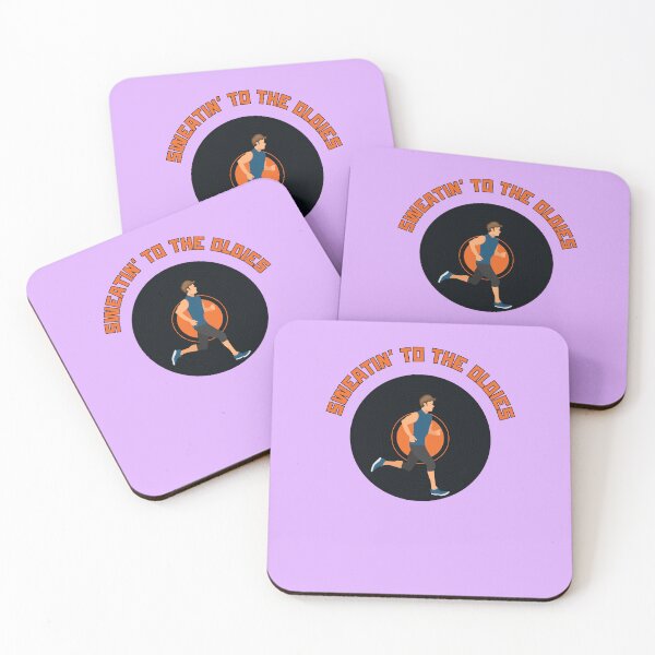 Item preview, Sweatin' to the oldies | Vinylart Funny gift for runner who loves old music designed and sold by Feline Rockstars.