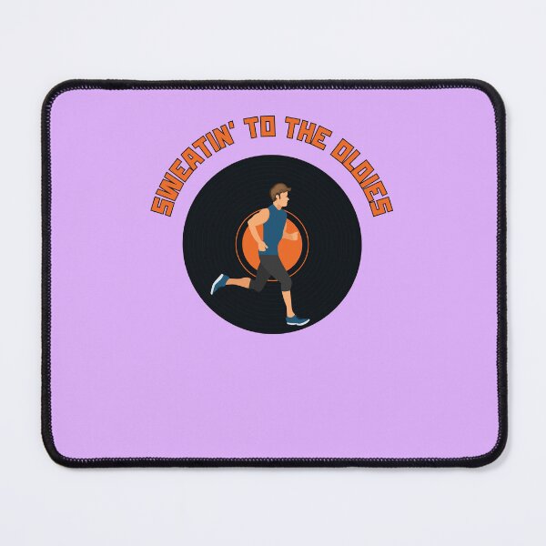Item preview, Sweatin' to the oldies | Vinylart Funny gift for runner who loves old music designed and sold by Feline Rockstars.