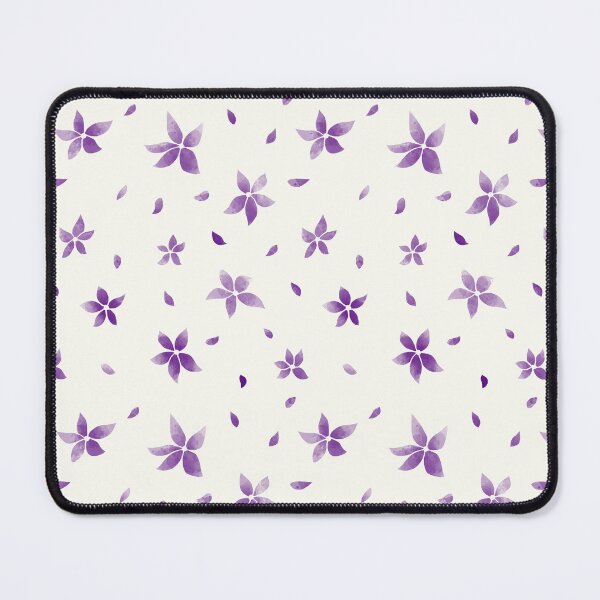Item preview, Watercolor purple floral pattern designed and sold by Origillus.