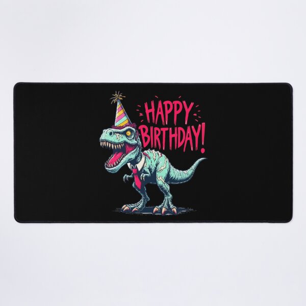 Item preview, Funny Spooky Happy Birthday Dinosaur Tyrannosaurus Party designed and sold by TomFrontierArt.