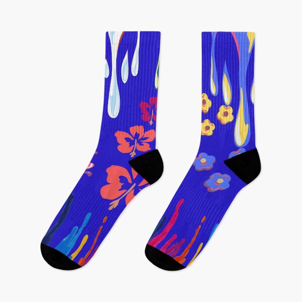 Item preview, Abstract splashed paint and cascading flowers. designed and sold by Swingfroglet.