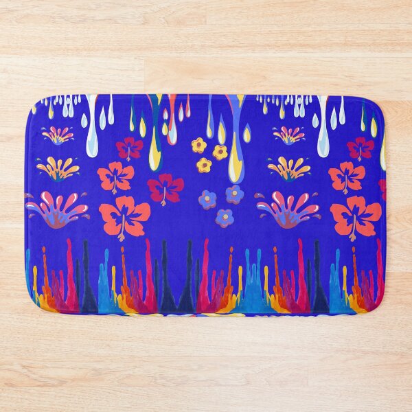 Item preview, Abstract splashed paint and cascading flowers. designed and sold by Swingfroglet.