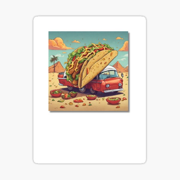 Item preview, Taco truck - designed by ai designed and sold by laughtofeelgood.