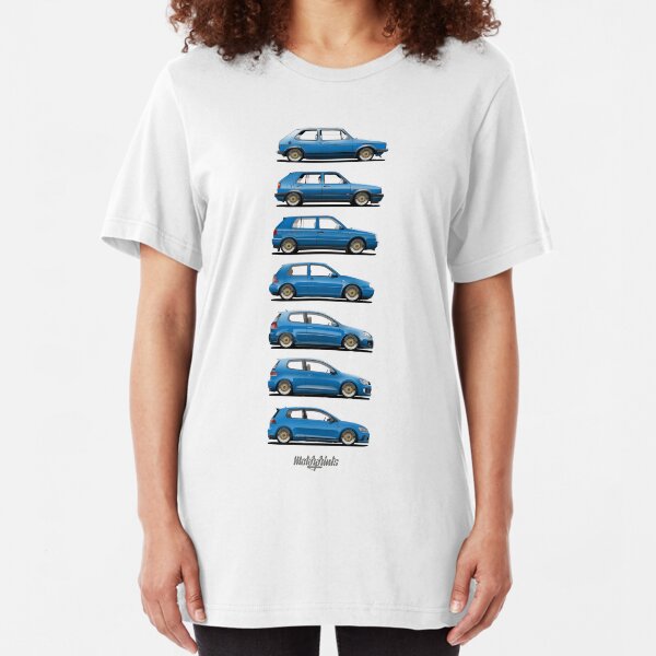 Generation Golf GTi (blue) Slim Fit T-Shirt