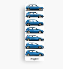 Generation Golf GTi (blue) Canvas Print