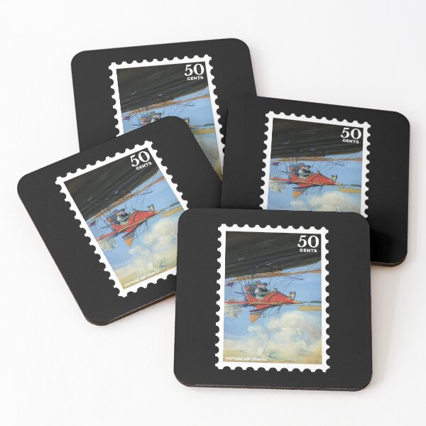Item preview, Ait Travel, vintage travel stamp designed and sold by RabbitK.