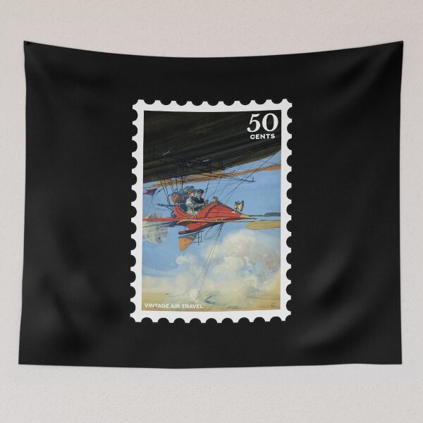 Item preview, Ait Travel, vintage travel stamp designed and sold by RabbitK.
