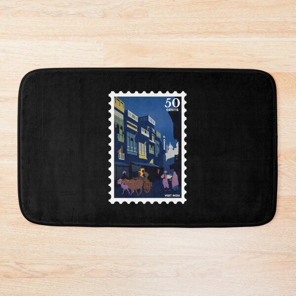 Item preview, Visit India, vintage travel stamp designed and sold by RabbitK.